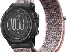 Curea ceas Smartwatch Garmin Fenix 7X / 6X / 5X Plus / 5X / 3 HR / 3, 26 mm iUni Soft Nylon Sport, S